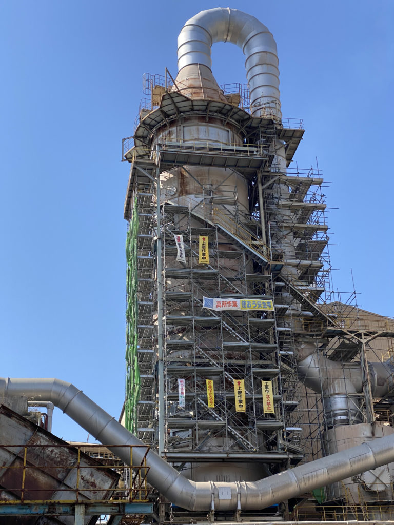 縦型集塵機更新工事①