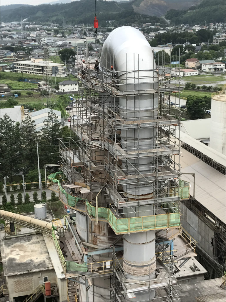 縦型集塵機更新工事②